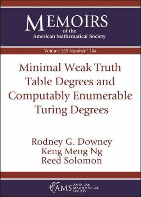 Minimal Weak Truth Table Degrees and Computably Enumerable Turing Degrees - Downey, Rodney G., and Ng, Keng Meng, and Solomon, Reed