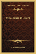 Miscellaneous Essays