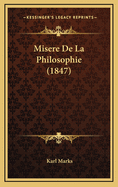 Misere de La Philosophie (1847)