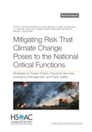 Mitigating Risk That Climate Change Poses to the National Critical Functions: Strategies for Supply Chains, Insurance Services, Emergency Management, and Public Safety