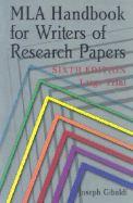 MLA Handbook for Writers of Research Papers - Gibaldi, Joseph