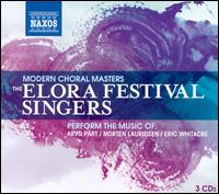 Modern Choral Masters - Carol Bauman (percussion); Leslie De'Ath (piano); Elora Festival Singers (choir, chorus); Noel Edison (conductor)