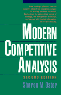 Modern Competitive Analysis - Oster, Sharon M