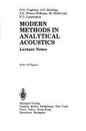 Modern Methods in Analytical Acoustics: Lecture Notes - Crighton, D G