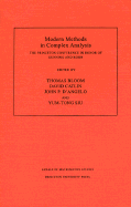 Modern Methods in Complex Analysis: The Princeton Conference in Honor of Gunning and Kohn