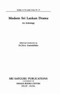 Modern Sri Lankan Drama - Goonetilleke, D. C. R. A.