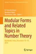 Modular Forms and Related Topics in Number Theory: Kozhikode, India, December 10-14, 2018