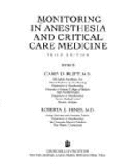 Monitoring in Anesthesia and Critical Care Medicine