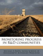 Monitoring Progress in R&d Communities