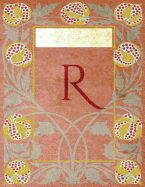 Monogram "R" Sketchbook: Blank Art Pad Notebook Journal