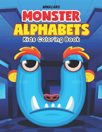 Monster Alphabets: Kids Coloring Book