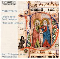 Monteverdi: Vespro della Beata Vergine; Missa in illo tempore - Gerd Trk (tenor); Hidemi Suzuki (cello); Midori Suzuki (soprano); Mutsumi Hatano (alto); Naoko Imai (organ);...