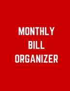 Monthly Bill Organizer: family organizer expense tracker notebook bill Colorado tracker bill book monthly 2019-2020