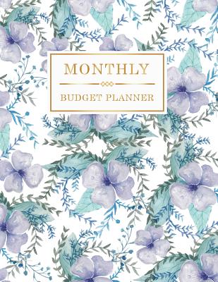 Monthly Budget Planner: Weekly Expense Tracker Bill Organizer Personal Finance Notebook Flower Watercolor Design - Creations, Michelia