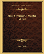 More Sermons Of Meister Eckhart
