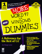 More Word 97 for Windows? for Dummies? - Lowe, Doug