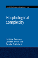 Morphological Complexity