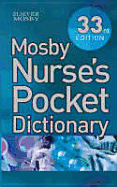 Mosby Nurse's Pocket Dictionary