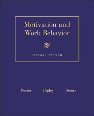 Motivation and Work Behavior - Cravens, David W