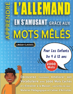 MOTS M?L?S GROS CARACT?RES POUR ADULTES EN ALLEMAND - ?DITIONS JEUX DELTA - Un Cahier de Jeux avec 2000 Mots Cach?s G?ants en GRAND FORMAT - Mots Barr?s pour Adultes et Seniors - 100 Grilles Amusantes Tous Niveaux - Livre d'Activit?