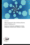 Mouvement Des Dislocations Dans l'Hlium-4