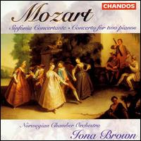 Mozart: Concerto K 365; Sinfonia K 364 - Havard Gimse (piano); Iona Brown (violin); Lars Anders Tomter (viola); Vebjorn Anvik (piano); Norwegian Chamber Orchestra