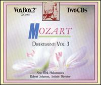 Mozart: Divertimenti, Vol. 3 - New York Philomusica