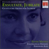 Mozart: Exsultate, Jubilate - Dresdner Kapellknaben; Edith Mathis (soprano); Hans Otto (organ); Hans Otto (harpsichord); Staatskapelle Dresden;...