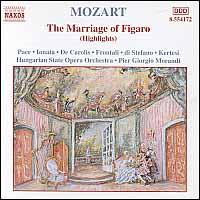 Mozart: Figaro [Highlights] - Csilla tvs (soprano); Denes Gulyas (tenor); Donato di Stefano (bass); Ingrid Kertesi (soprano); Jzsef Mukk (tenor);...