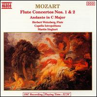 Mozart: Flute Concertos Nos. 1 & 2; Andante, KV 315 - Herbert Weissberg (flute); Capella Istropolitana; Martin Sieghart (conductor)