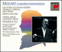 Mozart: Opera Arias; Concert Arias; Requiem - Eleanor Steber (soprano); Ezio Pinza (bass); George London (bass baritone); Irmgard Seefried (soprano);...