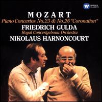 Mozart: Piano Concertos Nos. 23 & 26 "Coronation" - Friedrich Gulda (piano); Royal Concertgebouw Orchestra; Nikolaus Harnoncourt (conductor)