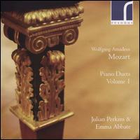 Mozart: Piano Duets, Vol. 1 - Emma Abbate (piano); Julian Perkins (piano); Julian Perkins (candenza); Muzio Clementi (candenza)