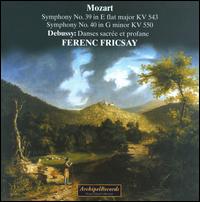 Mozart: Symphonies Nos. 39 & 40; Debussy: Dances sacre et profane - Nicanor Zabaleta (harp); Ferenc Fricsay (conductor)