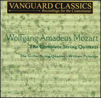 Mozart: The Complete String Quintets - Griller String Quartet; William Primrose (viola)