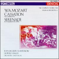 Mozart: The Complete Works - Jean-Jacques Kantorow (violin); Leopold Hager (conductor)