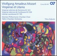 Mozart: Vesperae et Litania - Kaia Urb (soprano); Mati Turi (tenor); Tiit Kogermann (tenor); Uku Joller (bass);...