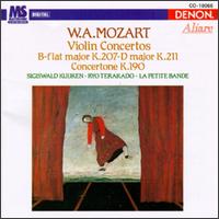 Mozart: Violin Concertos, K.207/K.211/Concertone, K.190 - La Petite Bande; Ryo Terakado (violin); Sigiswald Kuijken (violin)