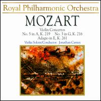 Mozart: Violin Concertos - Jonathan Carney (violin); Royal Philharmonic Orchestra; Jonathan Carney (conductor)