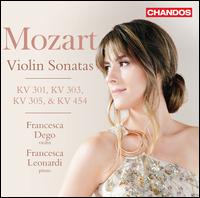 Mozart: Violin Sonatas KV 301, KV 303, KV 305, & KV 454 - Francesca Dego (violin); Francesca Leonardi (piano)