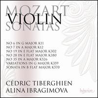 Mozart: Violin Sonatas Nos. 6, 7, 19, 28, 35; Variations in G major; Sonata in B flat major K570 - Alina Ibragimova (violin); Cdric Tiberghien (piano)