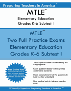 Mtle Elementary Education Grades K-6 Subtest I: Mtle Elementary Education Subtest I