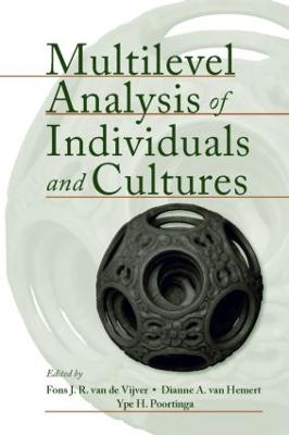 Multilevel Analysis of Individuals and Cultures - Van de Vijver, Fons J R, and Van Hemert, Dianne A, and Poortinga, Ype H