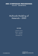 Multiscale Modeling of Materials - 2000: Volume 653