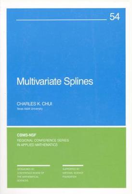 Multivariate Splines - Chui, Charles K