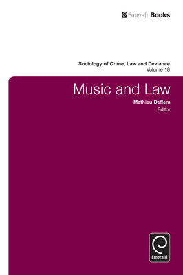 Music and Law - Deflem, Mathieu (Editor)