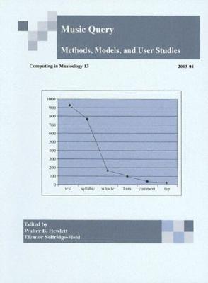 Music Query: Methods, Models, and User Studies - Hewlett, Walter B (Editor), and Selfridge-Field, Eleanor (Editor)