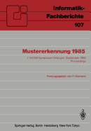 Mustererkennung 1985: 7. Dagm-Symposium Erlangen, 24.-26. September 1985 Proceedings