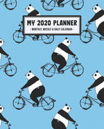 My 2020 Planner Weekly & Monthly: Panda 2020 Daily, Weekly & Monthly Calendar Planner - January to December - 110 Pages (8x10)