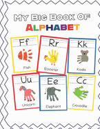 My Big Book of Alphabet: ABC Animal Handprint End of the year activity, Ages 3-5, PreK, Kindergarten, Preschool, Gift